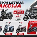 SYM motocikli: nikada povoljnije i brže