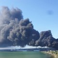 Paklena noć na Krimu: Ukrajinci silovito udarili, gore naftni terminali, Kerčki most satima zatvoren (video)
