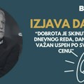 Izjava dana: “Dobrota je skinuta sa dnevnog reda, danas je važan uspeh po svaku cenu”