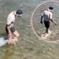Šokantan snimak iz BiH! Čovek iz pećine ušao u reku i hvata zmije golim rukama?! Ljudi gledaju i ne veruju šta radi…