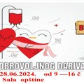 Letnja kampanja dobrovoljnog davanja krvi