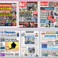 Naslovne strane sutrašnjih novina: Prelistavanje štampe za sredu, 27. avgust 2025. godine