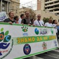Održan protest kod zgrade Vlade Srbije zbog hapšenja ekoloških aktivista na Kablaru