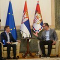 Vučić ugostio predsednike Svetske i Evropske atletske federacije