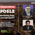 Zeleno-levi front i Nova snaga Kragujevca organizuju tribinu „Dan posle: Šta sa bogatstvima koja su stečena korupcijom?“