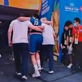 Šok posle dva minuta velikog finala: Teška povreda jednog od najboljih košarkaša Srbije! Odneli ga u svlačionicu (video)