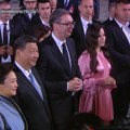 Кинески председник стигао на аеродром „Никола Тесла“: Дочекали га Вучић и Томислав Николић ФОТО