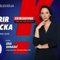 Ексклузивно: Ана Брнабић је гошћа Силвије Сламниг у емисији “Курир и тачка” – данас од 16.00