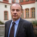 Na tribini u Medijani govori rektor Vladan Đokić