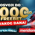 Osvoji do 1.000 RSD FREEBET-A svakog dana – samo uz Super Heli!