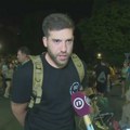 Грађани Зајечара испред полицијске управе, траже да студент буде пуштен из притвора