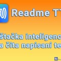 Readme TTS – Veštačka inteligencija koja čita napisani tekst
