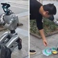 Šok scena na ulici! Robot kleči na kolenima, traži pomoć od prolaznika: "Nemam para za struju"