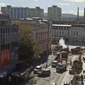 Zatvorena ulica Nikole Pašića zbog radova: Testirana fontana (video)