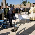 Osvećen temelj crkve Sveti knez Lazar i kosovski mučenici u bazi niškog odreda Žandarmerije u Aleksincu