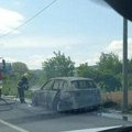 Još jedna nesreća kod Mladenovca! Zapalio se automobil nedaleko od mesta stravičnog udesa koji se jutros dogodio (foto)