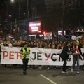 Beograd: Na Terazije dopešačila još jedna grupa studenata iz Srbije