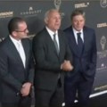 Mijatović i Piksi na dodeli Zlatne lopte