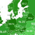 Pojavila se nova zapaljiva mapa Evrope: Preko Srbije 89,6, Hrvati 95,75... Ovo može da izazove skandal?!