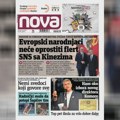"Nova" piše: Zašto dogovor sa kineskim komunistima dodatno opterećuje status SNS kod evropskih narodnjaka