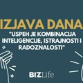 Izjava dana: „Uspeh je kombinacija inteligencije, istrajnosti i radoznalosti“