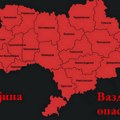 Vazdušna opasnost nad celom Ukrajinom, eksplozije u Dnjepru