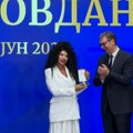 Odlikovani za Vidovdan! Lidija Vukićević zablistala u belom, priznanje poneo i Đorđe David