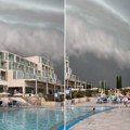 Apokalipsa u Hrvatskoj, ljudi panično beže! Snimci nevremena šire se mrežama, mračni oblak progutao Poreč (video)