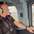 Požar u Deliblatskoj peščari: Direktor policije iz vazduha koordinisao borbu sa vatrom, poručio, nema povlačenja (vide0)