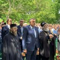Kod manastira krušedol na Fruškoj gori Dodik na svesrpskom saboru: Nastaviću da se borim za srpske nacionalne i državne…