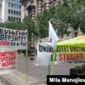 Profesori 'Pobunjenog univerziteta' od 26. juna prekidaju blokadu kod Vlade Srbije