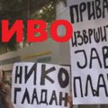 Protest protiv izvršitelja - Poverilac poprskao ženu suzavcem! (video)