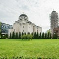 Požar kod crkve Svetog Dimitrija na Novom Beogradu