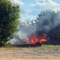 Požar u Novom Sadu: Gori nisko rastinje kod kasarne, vatrogasci na licu mesta