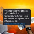 Stigla SMS upozorenja zbog paklenih vrućina! Mup upozorava na vrhunac toplotnog talasa iz kuće izlazi samo ko mora
