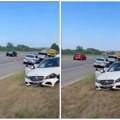 (Video) Teška saobraćajka na putu ka Nišu! Četvoro povređeno, dvoje dece među njima! Mercedes potpuno uništen