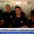 Brajan Brković vređao policiju u Novom Sadu (video)