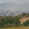 Domaćinstva nisu ugrožena: Požar u selu Petropolje kod Kraljeva (foto)