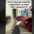 Mladiću su obećali smeštaj za 130 evra mesečno: Podelio je snimak iz famozne sobe, ljudi su zgroženi (video)