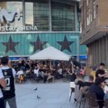 VIDEO Ludnica u Madridu: Armija „grobara“ došla d Podrži Partizan, odjekuju navijačke pesme