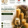 Tradicija i savremeni dizajn na radionici izlivanja sveća Udruženja „Višnja”