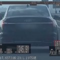 Bahati vozač "leteo" kod Lajkovca brzinom od 245 kilometara na čas: Pogledajte snimak divljanja (video)