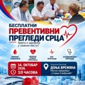 NAJAVA ZA MEDIJE- PREVENTIVNI KARDIOLOŠKI PREGLEDI U DONjOJ VREŽINI