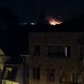 Požar na padinama Fruške Gore: Plamen vidljiv iz celog Novog Sada VIDEO