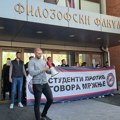 Blokiran Filozofski fakultet u Novom Sadu, osobe koje nose Legijine majice traže smenu Dinka Gruhonjića