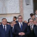 „Jedan narod – jedan sabor, Srbija i Srpska“: U Hramu Svetog Save održan moleban, Vučić i Dodik na sastanku