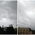 Crni se nebo nad Novim Sadom Na Čeneju padao grad, region Temerina, Bačkoj Jarka i Žablja pod crvenim meteo alarmom (Foto)