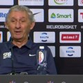 Pešić se konačno nasmejao na konferenciji, i to zbog novinarke: "Odgovoriću samo zato što ste dama"