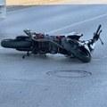 Stravične scene na mostarskoj petlji Oboren motociklista (21)