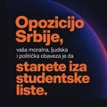 STUDENTI POZVALI OPOZICIJU da stane iza studentske liste: „Sada nije vreme za kalkulacije“ STUDENTI POZVALI OPOZICIJU
